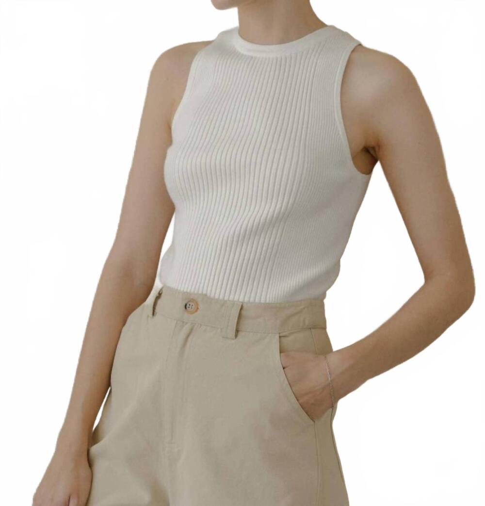 NEW MOD REF women's brielle top in white
